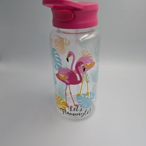 Pink Flamingo Water Bottle
